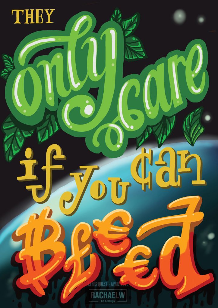 Lyric Quest - They only care if you can bleed (2025)